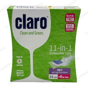 قرص ماشین ظرفشویی کلارو 11 کاره 32 عددی