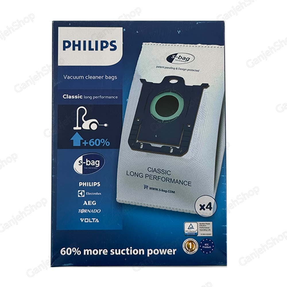 پاکت جاروبرقی فیلیپس مدل s-bag چهار عددی
