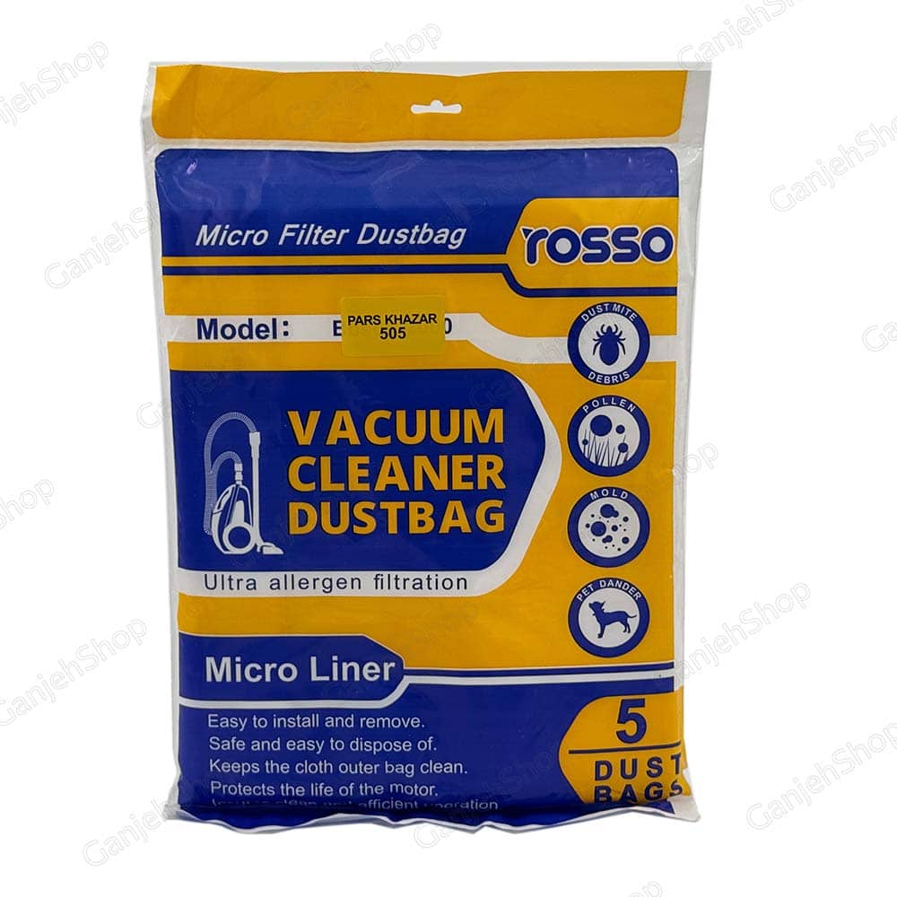 پاکت جاروبرقی پارس خزر مدل 505 پنج عددی