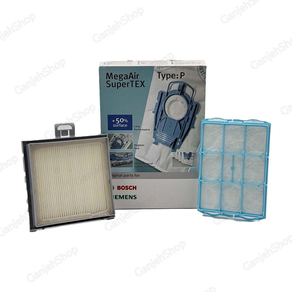 پک پاکت و فیلترهای جاروبرقی ارگومکس بوش