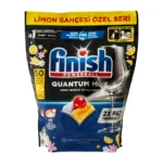 قرص ماشین ظرفشویی فینیش Quantum max رایحه لیمو (50 عددی) | گنجه مارکت