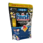 قرص ماشین ظرفشویی فینیش Quantum max رایحه لیمو (50 عددی) | گنجه مارکت