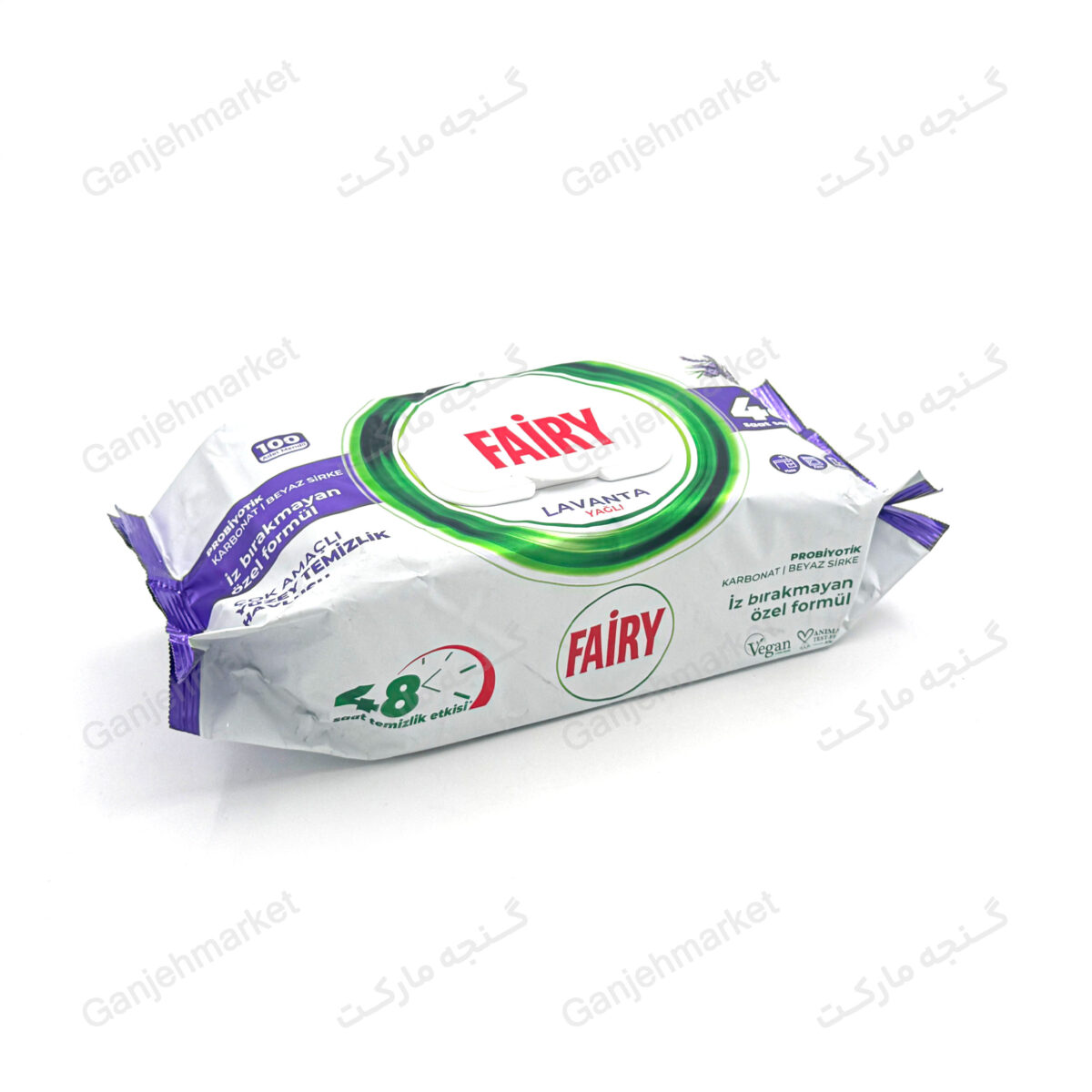 دستمال مرطوب چندمنظوره تمیزکننده فِیری (Fairy Power Wipes) بسته ۱۰۰ عددی