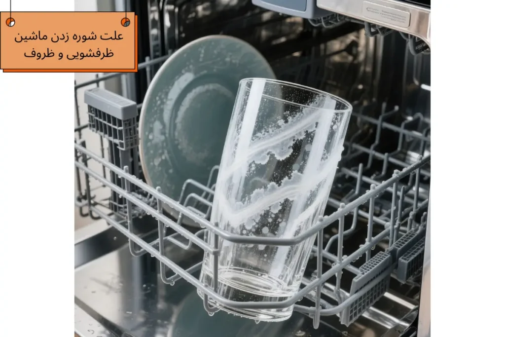 علت شوره زدن ماشین ظرفشویی و ظروف | گنجه ماکت
